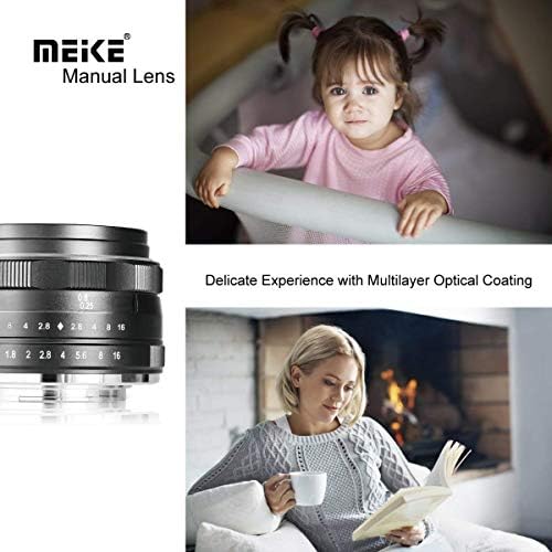 Meike 25mm f/1.8 Голема Решетка Широк Агол Објектив Прирачник Фокус Објектив За Fujifilm X-Монтирање Огледало Камери СО APS-C