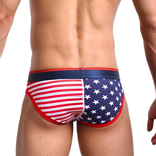 Еванкин Машка Долна Облека, Американско Американско Знаме Секси Боксери Гаќи Мека Долна Облека