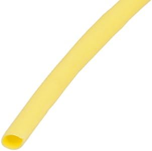 Аексит 1м Должина Електрична опрема 1мм Внатрешна Диа Полиолефинска Изолација Топлинска Смалувачка Цевка Завиткајте Жолто
