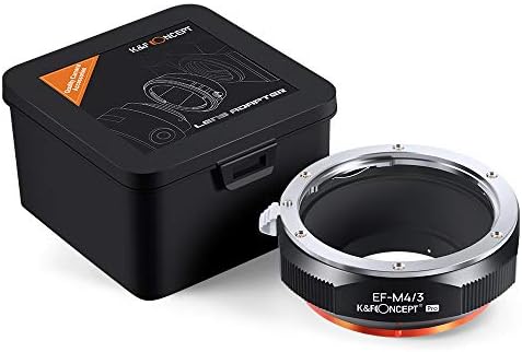 Адаптер за леќи K&F Компанија компатибилен за Canon EOS D/SLR леќи до микро четири третини монтирање на телото без огледало на