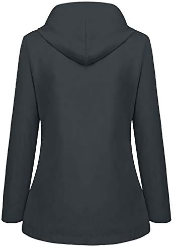 Foviguo мантил за жени, плус ретро ретро -долги ракави палта за дами бизнис зимски топол ветерник за удобност