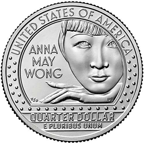 2022 Г Субсидирам од 40 - Ана Меј Вонг, Продавач На Четвртина Од Серијата Американски Жени Нециркулиран