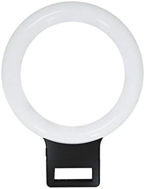 EODNSOFN SELIE RINGING LIGHT USB полнење селфи преносен блиц LED фотоапарати Телефонска фотографија со прстенеста светлина