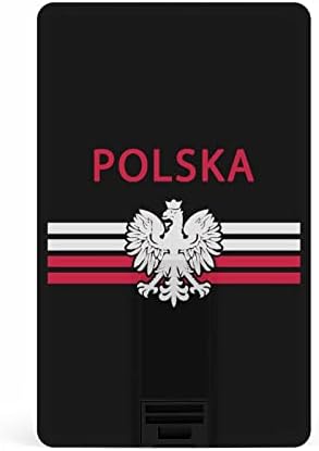Полско Знаме-Полска ОРЕЛ УСБ Флеш Диск Персонализирана Кредитна Картичка Диск Меморија Стап USB Клучни Подароци