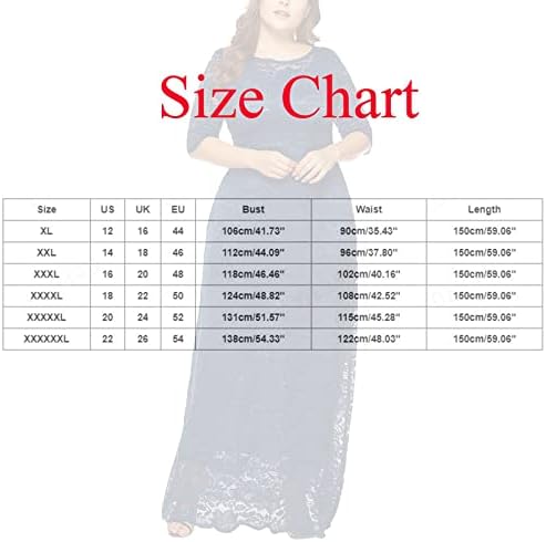 Miashui плус големина фустан за жени цветни чипка плус големина долг фустан лажичка деколте коктел забава формален долг фустан