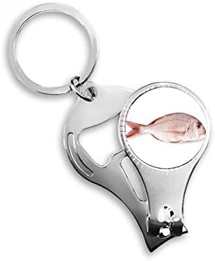 Океански Риби Свежи Розови Мали Нокти Прстен Клуч Синџир Шише Машинка Машинка