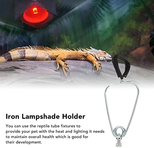 Држач за топлинска ламба за топлинска ламба Јосо, држач за сенка од 2 парчиња ламба за гуштер желка змија амфибиски аквариум
