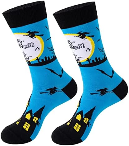 Чорапи Високи До колена За Жени Дома Удобни Топли Дебели Чорапи Со Влечки Цртан Филм Бадник Термални Чорапи За Жени