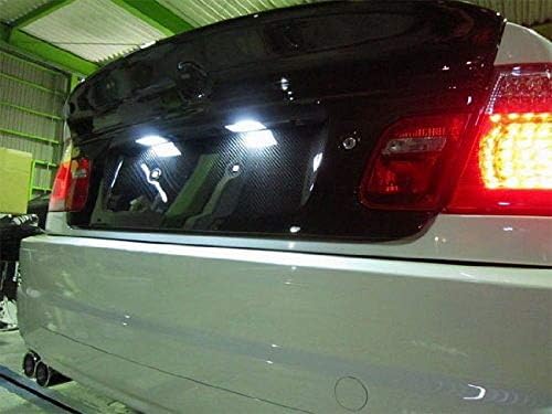 iJDMTOY OEM-Fit 3w Целосна LED Лиценца Плоча Компатибилен Со 2004-2006 BMW E46 LCI/Facelift 325ci 330ci M3 2-Coor Купе, Напојува