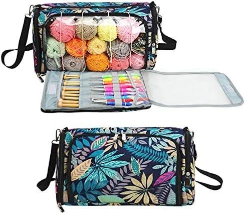 Фрак торба со капчиња | Организатор на торби за плетење - торби за плетење за складирање на предиво, организација на игла и капчиња, додатоци