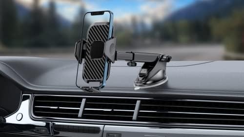 Опремување-Универзален монтажа на телефон за автомобили, држач за мобилни телефони за табла или шофершајбна, компатибилен iPhone,