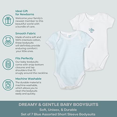 Spasilk Unisex Baby AssateRed Bodysuits со краток ракав