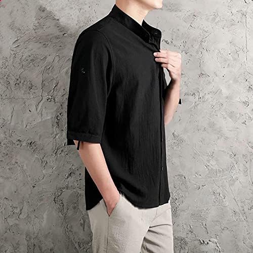 2023 Нови мажи мода пролетен летен летен случај на кратки ракави со кратки ракави, печатени маици со врвен блуза спандекс чистач