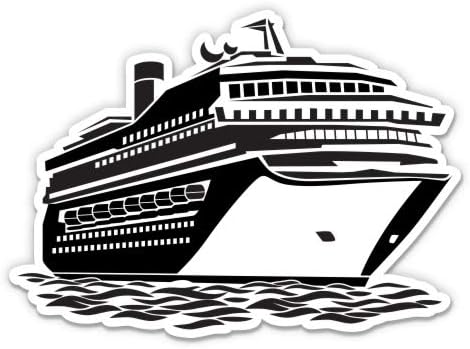Крстарење Брод Одмор-3 Винил Налепница-За Автомобил Лаптоп Вода Шише Телефон-Водоотпорен Налепница