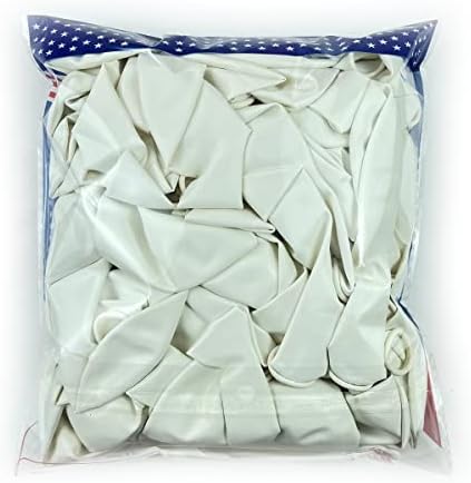 Кадбанер Бели балони; 12-инчни латекс балони 50 парчиња