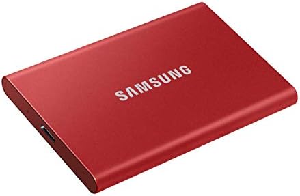 Samsung Пренослив SSD T7 500GB USB 3.2 Надворешен Погон Со Цврста Состојба Црвено
