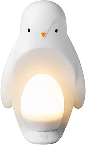 Tommee Tippee Penguin 2 во 1 преносна расадник ноќна светлина, бела