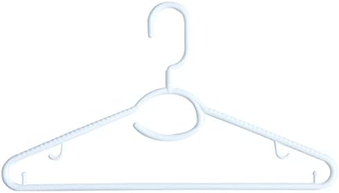 Razzum големи закачалки кои не се лизгаат алдулт, пластични закачалки за заштеда на простор за заштеда на облека што не се лизга, за камизола,