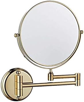 HTLLT Beauty Smape Mirror Wallид монтиран шминка Огледало Растејте го двостраниот огледало Стипендист Стенд Панч Бесплатно суета