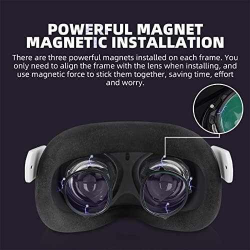 RCGEEK Миопија Очила Леќи За Oculus Потрагата 2, VR Леќа Вметнете За Oculus Потрагата 2, Двојна Заштита &засилувач; Лесен За Инсталирање
