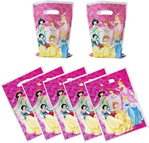 30 парчиња принцеза подарок Кеси Партија Материјали Принцеза Роденден Декорации Тема Партија Кеси Деца Бонбони Третираат Торба Партија Материјали