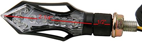Motortogo Црна Јасна Леќа Трепкачи LED Светла Индикатори Компатибилни за 2008 Ducati 1098 R