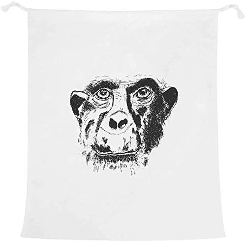 Азееда Шимпанзо Лице Торба За Перење/Перење/Складирање