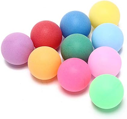 Kentli 60PCS/Pack обоени пинг -понг топки 40мм 2,4G забава табела тенис топки мешани бои за рекламирање на подароци за игри