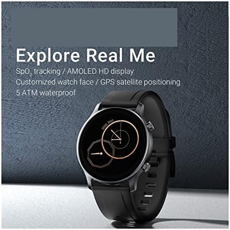 Byoka Rs3 Smart Watch Mens04 Sport Watch Amoled Дисплеј GPS 5ATM Отчукувањата На Срцето SpO2 Монитор Bluetooth 5.0 Паметен Часовник