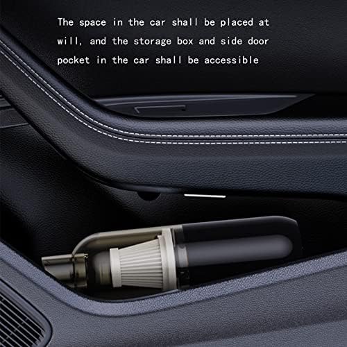 Bzdzmqm Безжичен Вакуум за автомобил &засилувач; Дома, 120w Циклони Рака Правосмукалка, Влажни И Суви Правосмукалки, 7.4 V USB