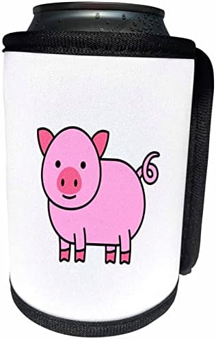 3drose 3drose -suitandre- Animalивотни - Слика на свиња - може да се лади обвивка за шише
