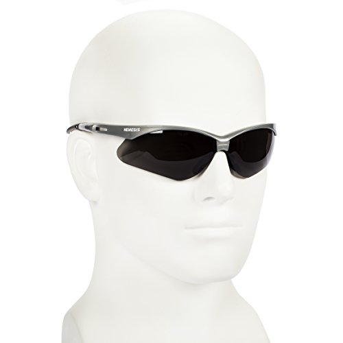 Безбедносни очила Kleenguard V30 Nemesis, леќи против магла со чад со сребрена рамка, 12 брои