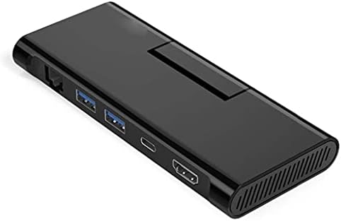 NIZYH USB-C Центар Тип C ЦЕНТАР НА USB 3.0 ТИП C HDMI-компатибилен RJ45 RJ45 4k ВИДЕО USB 3.1 ЦЕНТАР Со Штанд