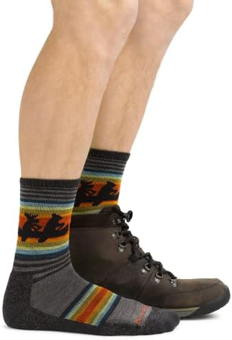 Darn Tugh Tough Villoughby Micro Crew лесен чорап со перница - машки