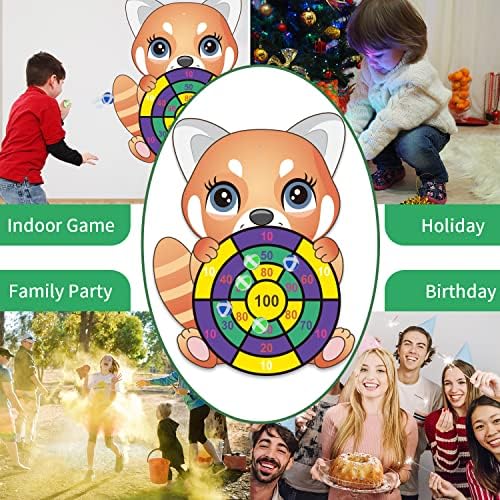 Cxwind Squircrel Dart Board For Didds Toys, Dart Games for Kids Dart Game Party Party Games For Kids Ducational играчки за роденденски забави игри за деца деца едукативни играчки за деца