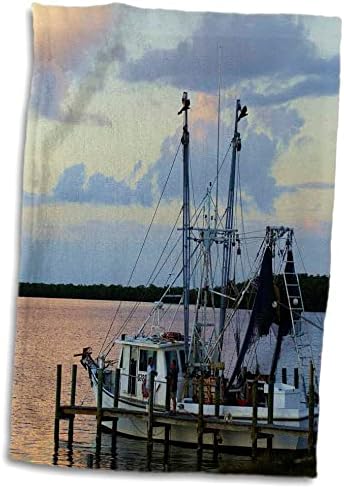 Бродови од 3дороза Флорен - Виолетова за зајдисонце од Флорида со брод со ракчиња - крпи