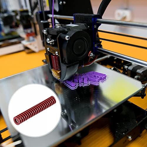 Uxcell 3D печатач умираат пролет, 5 парчиња 10мм ОД 55мм долги спирално печатење со средно оптоварување со компресија за компресија, умираат извори