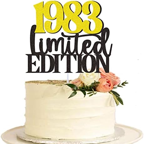 1983 Ограничено Издание Торта Топер, Мажи и Жени 40-Ти Роденден Украси Материјали