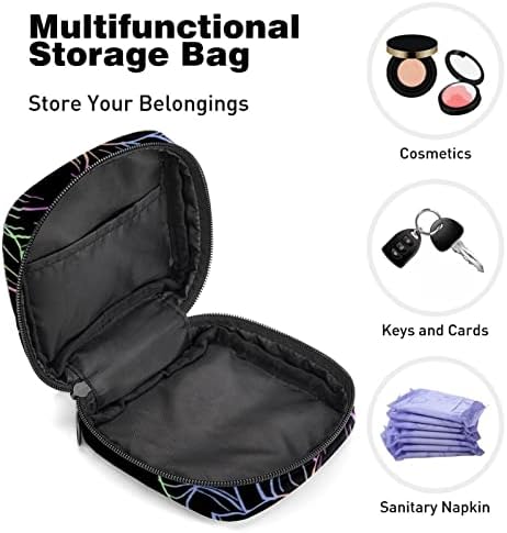Торба за складирање на санитарна салфетка, менструална чаша торбичка преносна санитарна салфетка влошки кеси за складирање женствена менструација торбичка за ти?