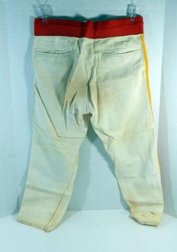 1985 Хјустон Астрос Марк Бејли #6 Игра користеше бели панталони 35-25 DP24439 - Игра користени панталони MLB