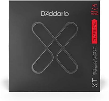 D'Addario XT обложени класични жици на гитара - XTC45 - Продолжен жица живот со природен тон и чувство - нормална напнатост
