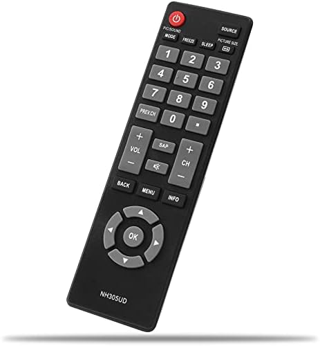 NH305UD Universal Fit for Emerson TV далечински управувач, вклучуваат LCD HDTV телевизор
