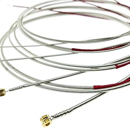GHS жици M3045 4-жичани бас-бумери, електрични бас жици со никел, долги размери, медиум