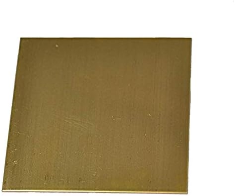 Метални плочки за метални плочи од месинг од месинг, метални материјали за ладење H62 CU Дебелина 5мм, 5 100 150мм чист бакарен лист
