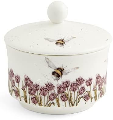 Дизајн на Wrendale од Pimpernel Bumble Bee Cover Sugar Pot, повеќебојни