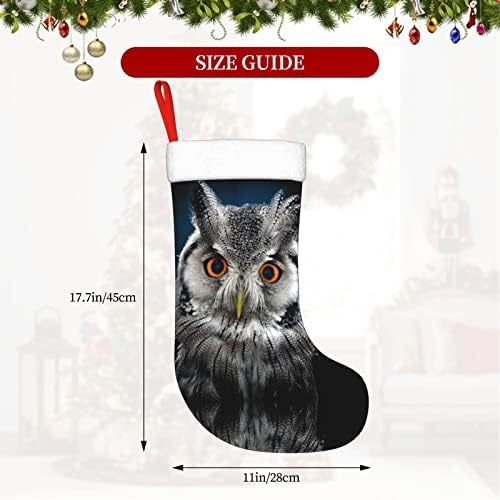 Cutedwarf Прекрасна був Кристама чорапи Божиќни украси на дрво Божиќни чорапи за Божиќни празнични забави подароци 18-инчи