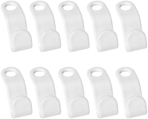 Зеродеко 120 парчиња пластична облека за закачалки за закачалки куки куки за закачалка за проширување клипови мини каскадни решетки за решетки