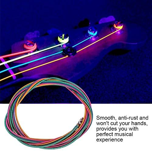 Цврсто никел легура Електрични бас жици, анти-низа бас жици 4, мазни за инструмент за електричен бас