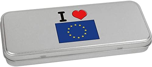 Азееда Ја Сакам ЕУ Метални Шарки Канцелариски Калај/Кутија За Складирање