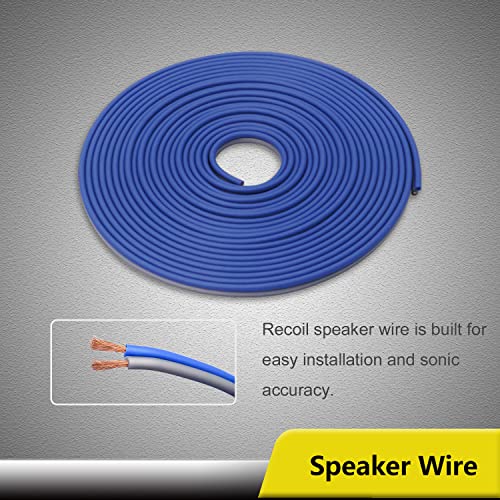 Повторете го RCK0D TRUE 0 мерач Аудио Аудио Двојни засилувачи CCA Wiring Installing Kits со OFC RCA кабел
